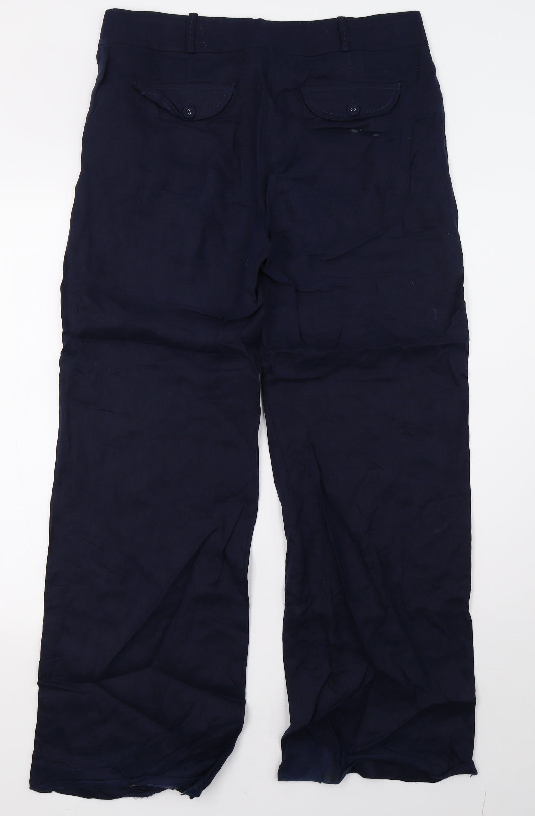 Sainsburys Womens Blue   Trousers  Size 12 L31 in