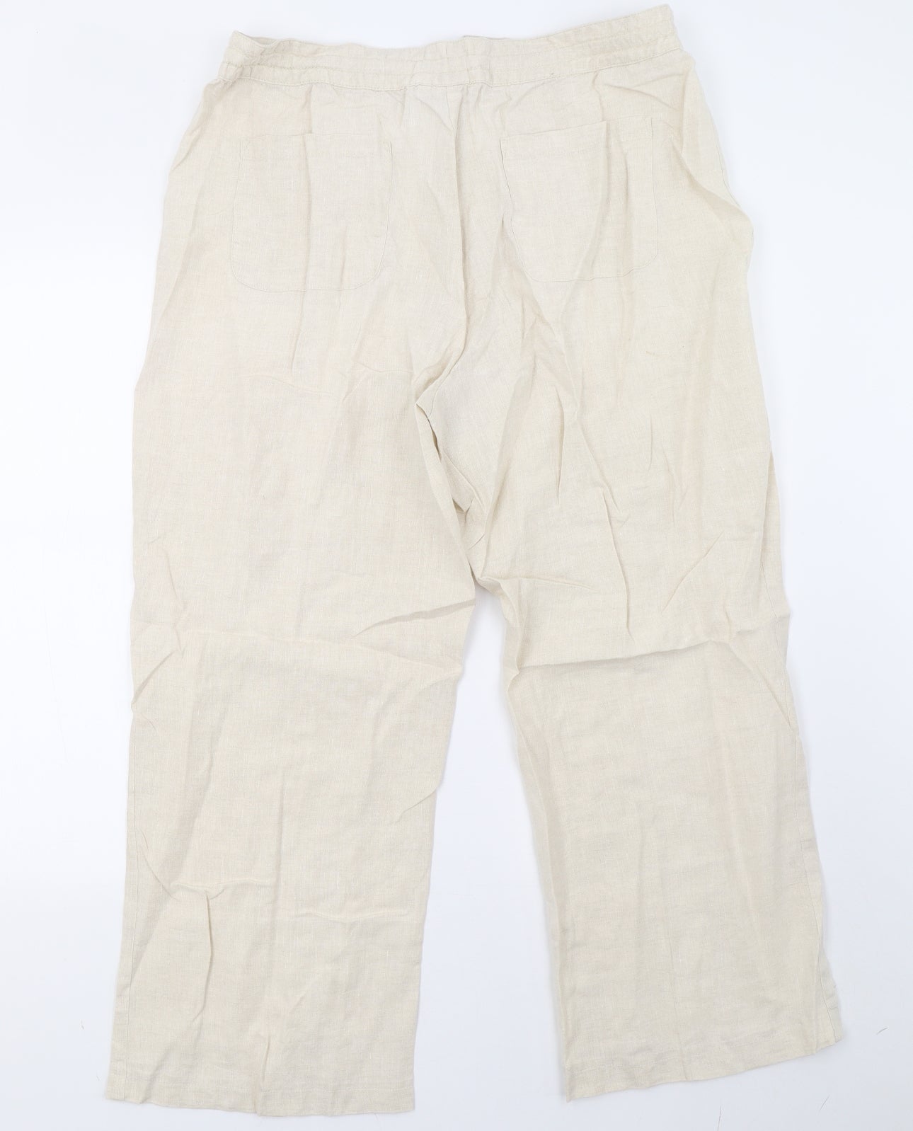 Cotton Traders Womens Beige   Trousers  Size 18 L29 in