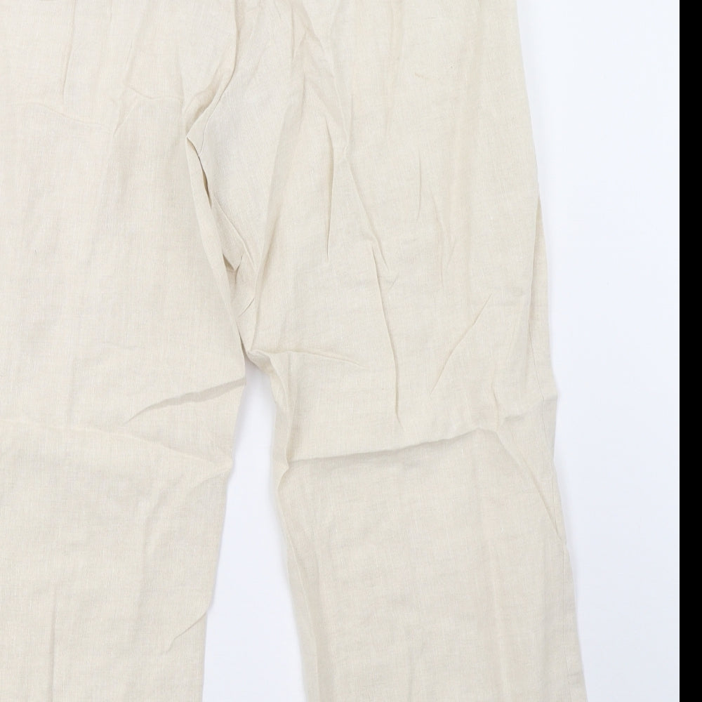 Cotton Traders Womens Beige   Trousers  Size 18 L29 in