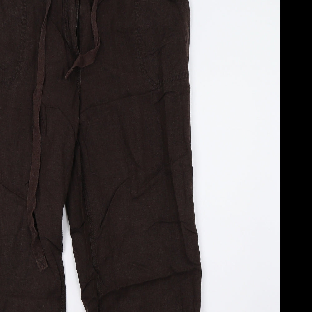 NEXT Womens Brown   Trousers  Size 16 L31 in