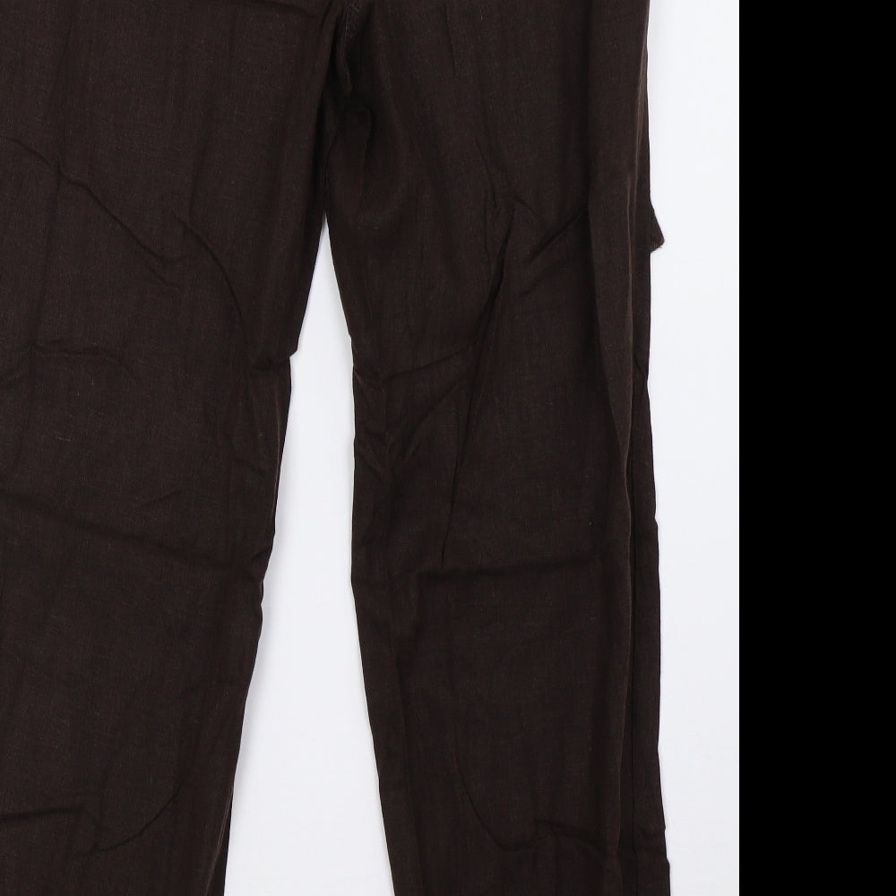 NEXT Womens Brown   Trousers  Size 16 L31 in
