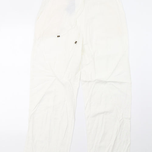 marisota Womens White   Trousers  Size 12 L32 in