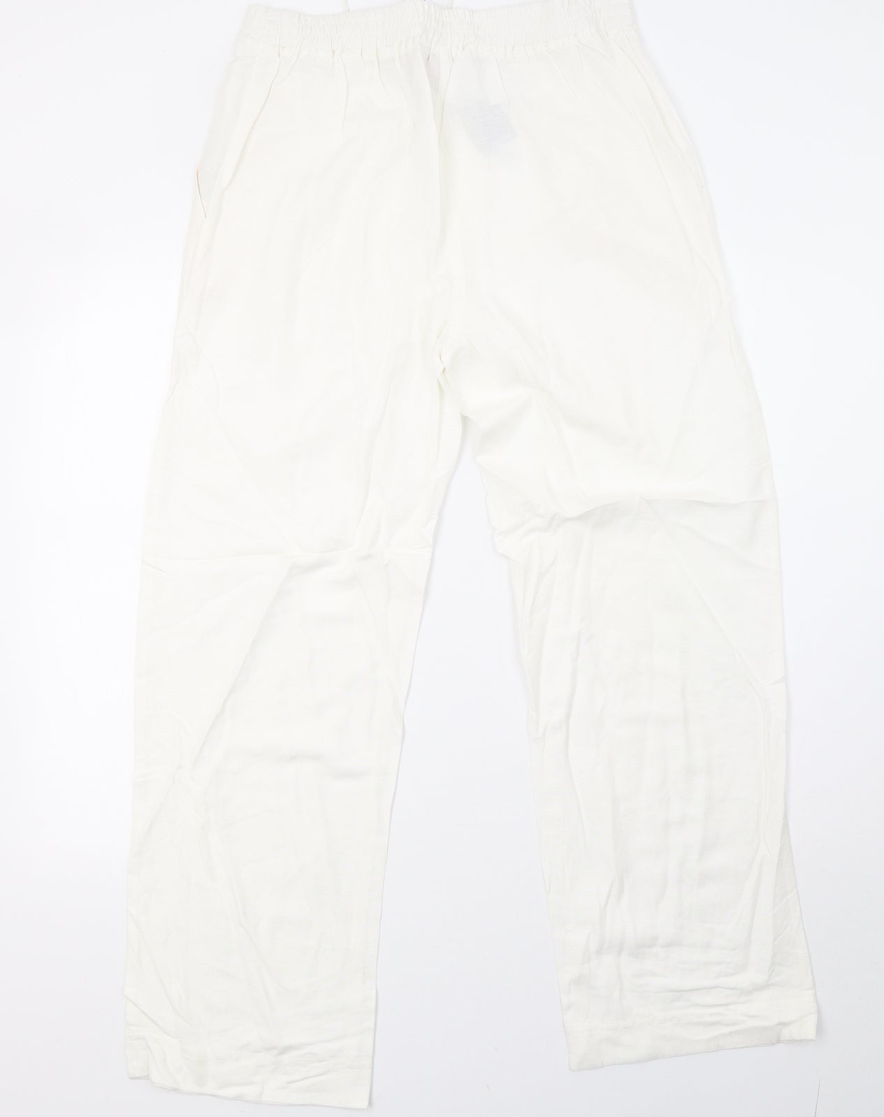 marisota Womens White   Trousers  Size 12 L32 in