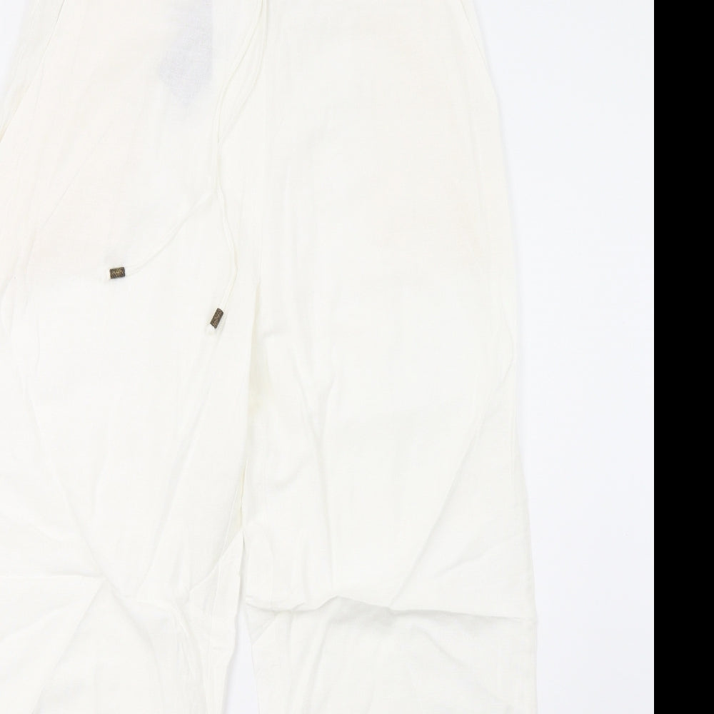 marisota Womens White   Trousers  Size 12 L32 in