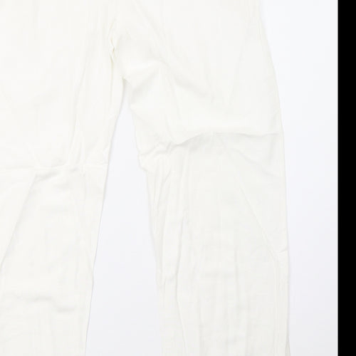 marisota Womens White   Trousers  Size 12 L32 in