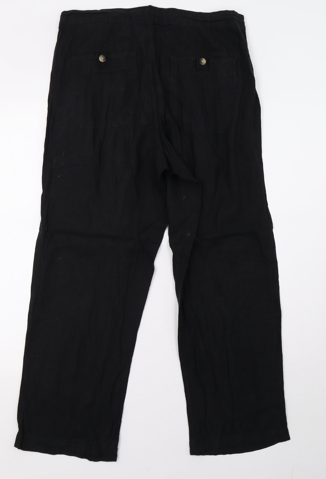 Marks and Spencer Mens Black   Trousers  Size 32 L29 in