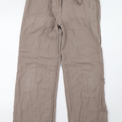 Debenhams Womens Brown   Trousers  Size 10 L29 in