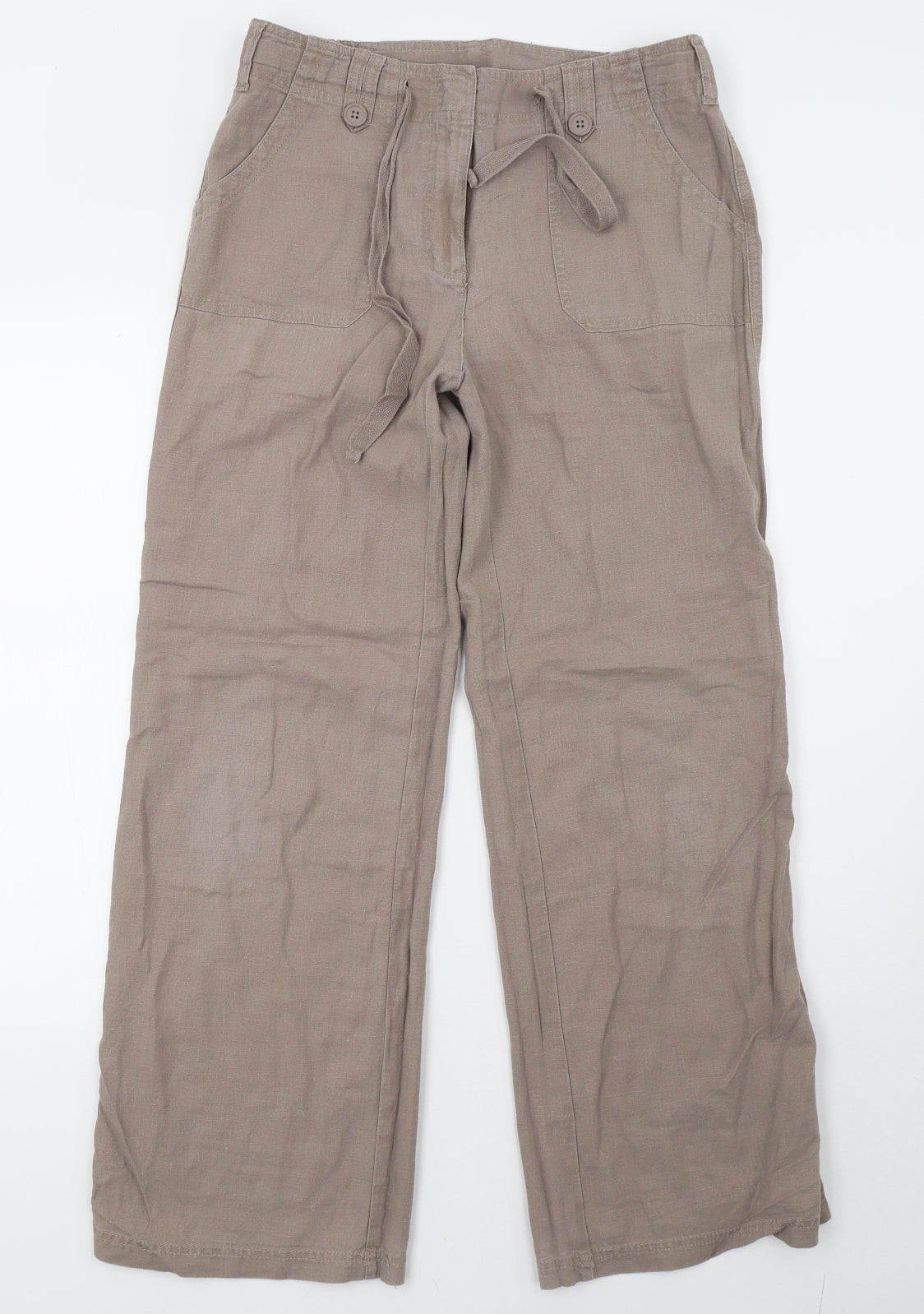 Debenhams Womens Brown   Trousers  Size 10 L29 in