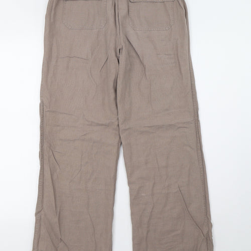 Debenhams Womens Brown   Trousers  Size 10 L29 in