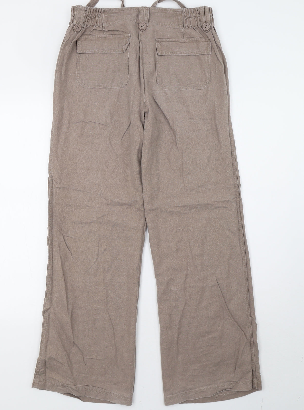 Debenhams Womens Brown   Trousers  Size 10 L29 in