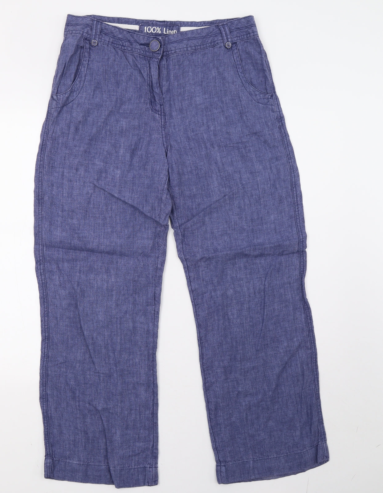 George Womens Blue   Trousers  Size 12 L29 in