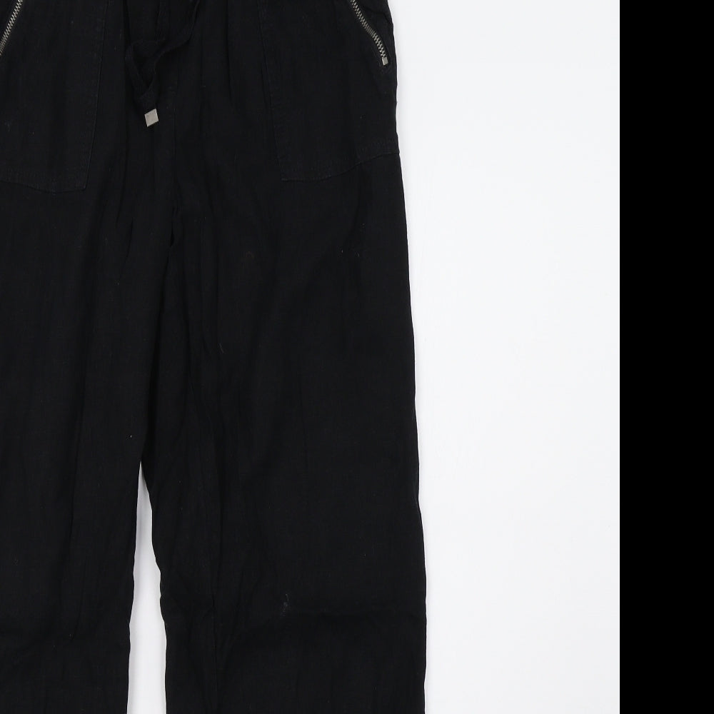 George Womens Black   Trousers  Size 10 L29 in