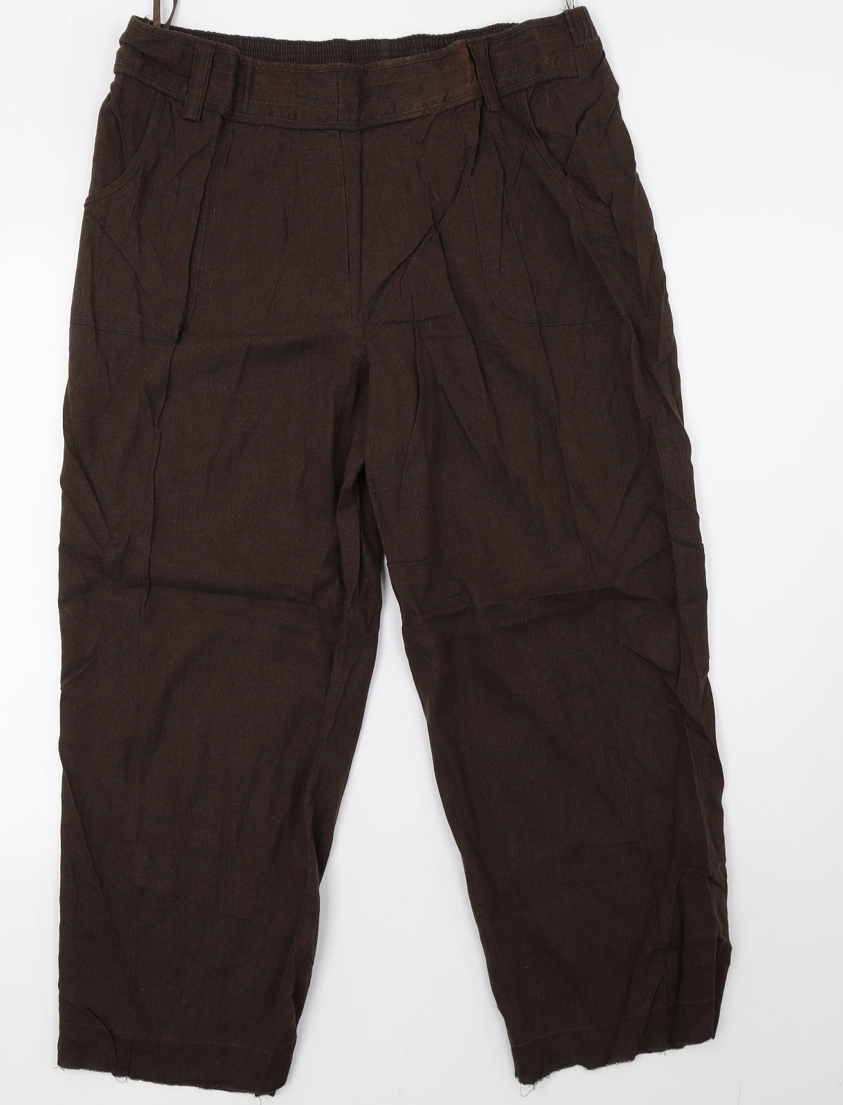 BM Womens Brown   Trousers  Size 20 L28 in