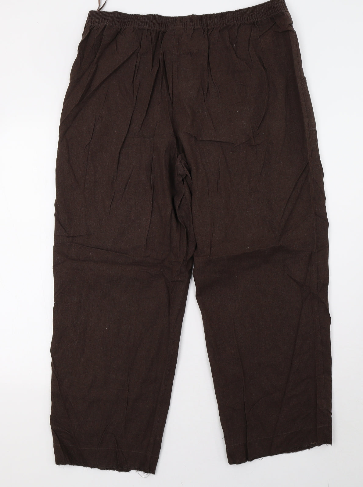BM Womens Brown   Trousers  Size 20 L28 in