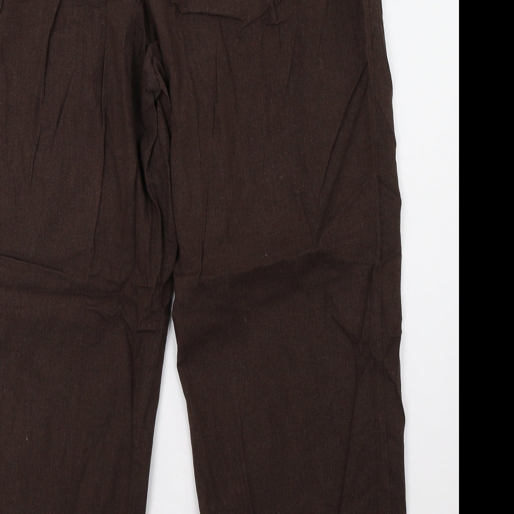 BM Womens Brown   Trousers  Size 20 L28 in