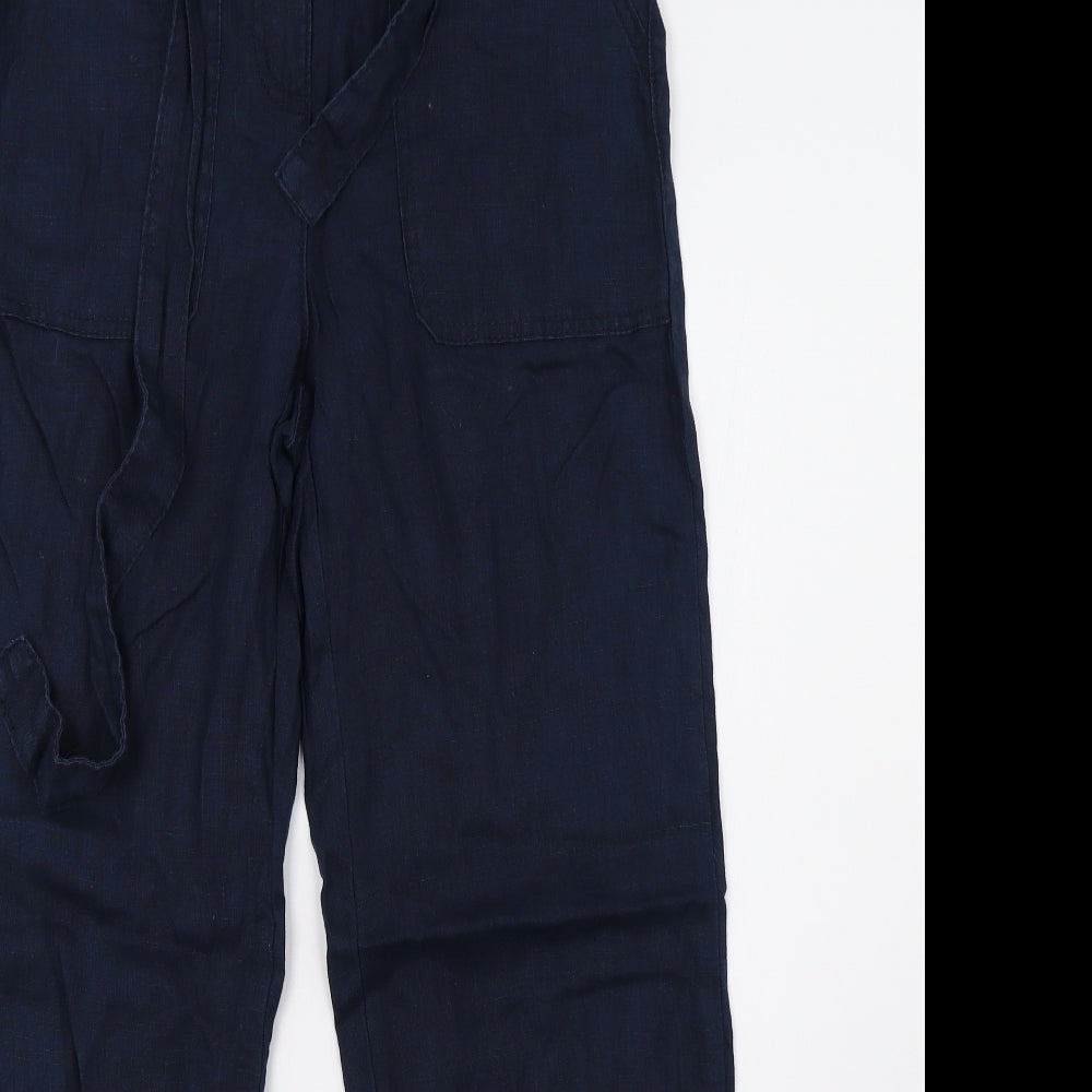 Marks and Spencer Womens Blue   Trousers  Size 10 L32 in