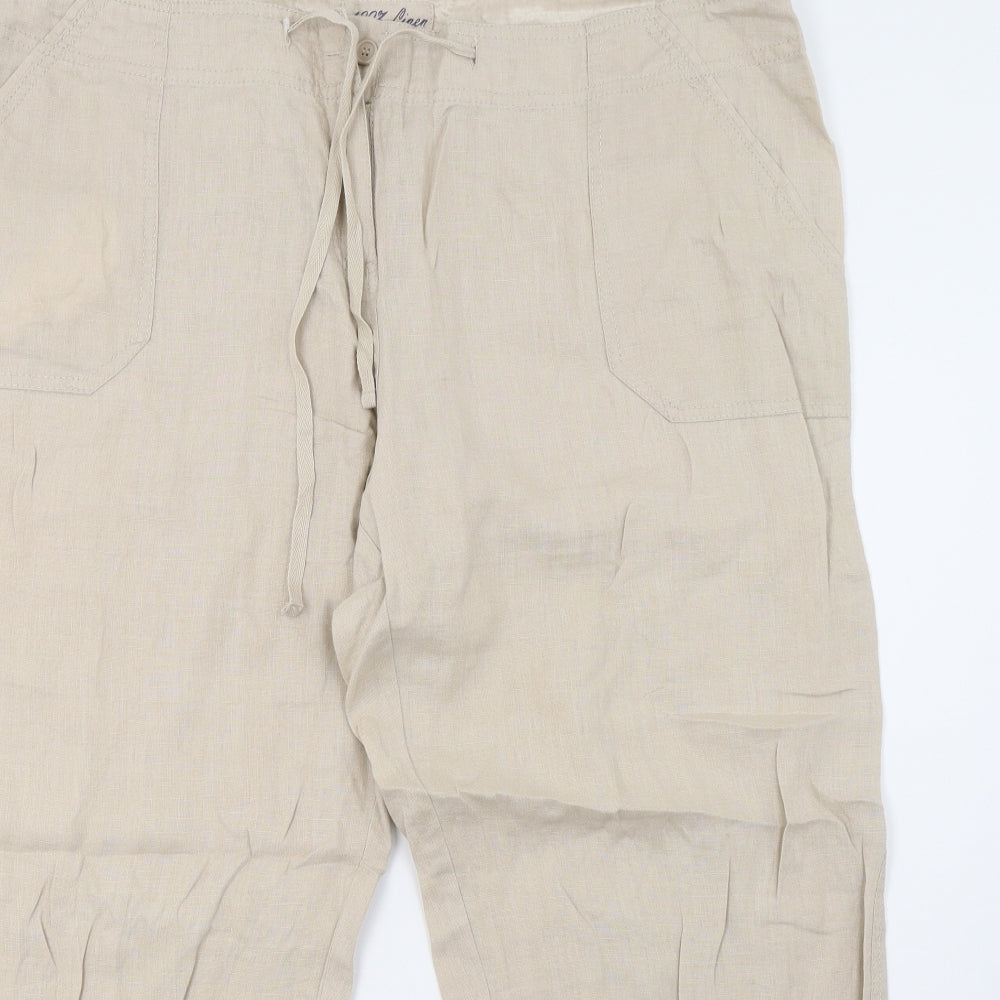 Primark Womens Beige   Trousers  Size 18 L30 in