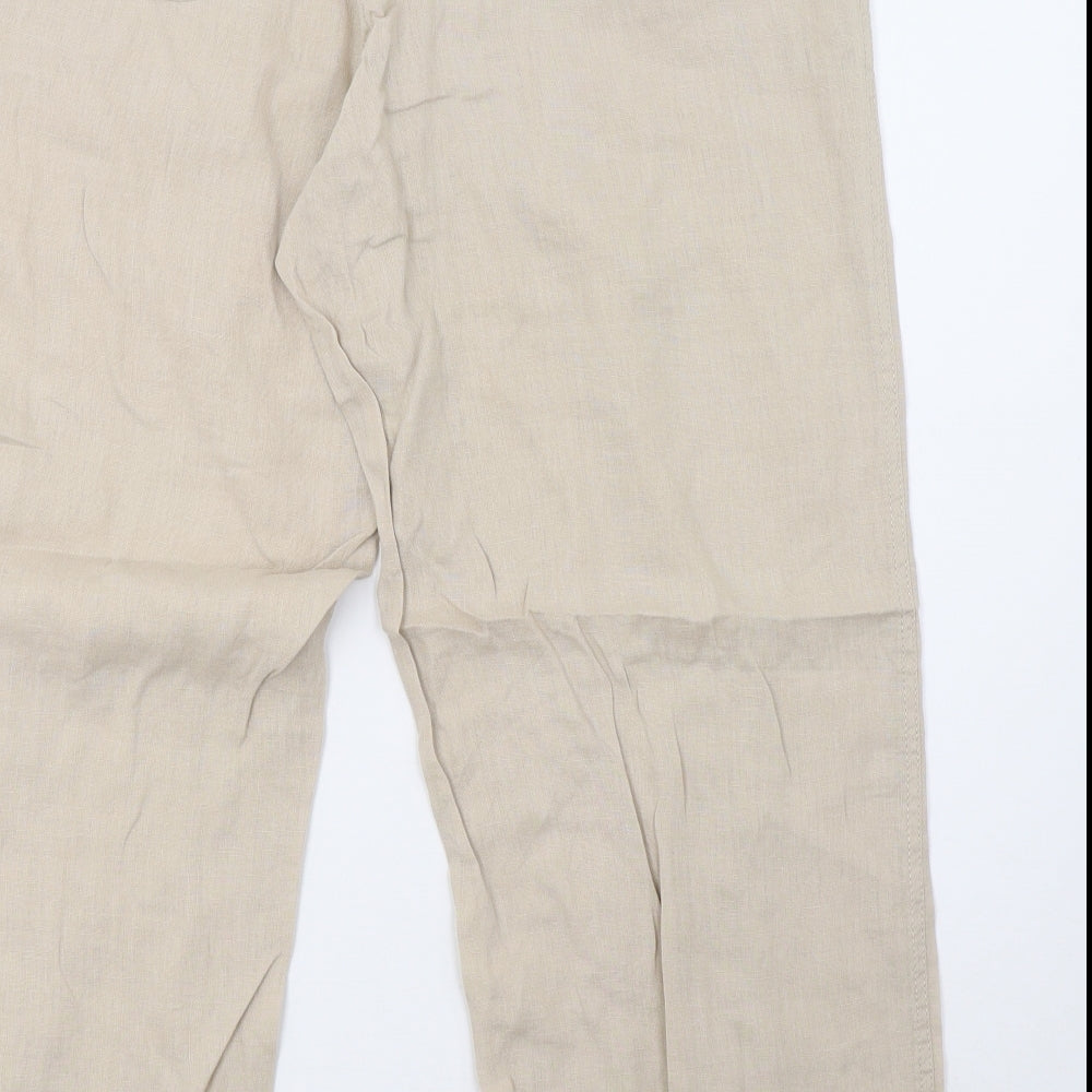 Primark Womens Beige   Trousers  Size 18 L30 in
