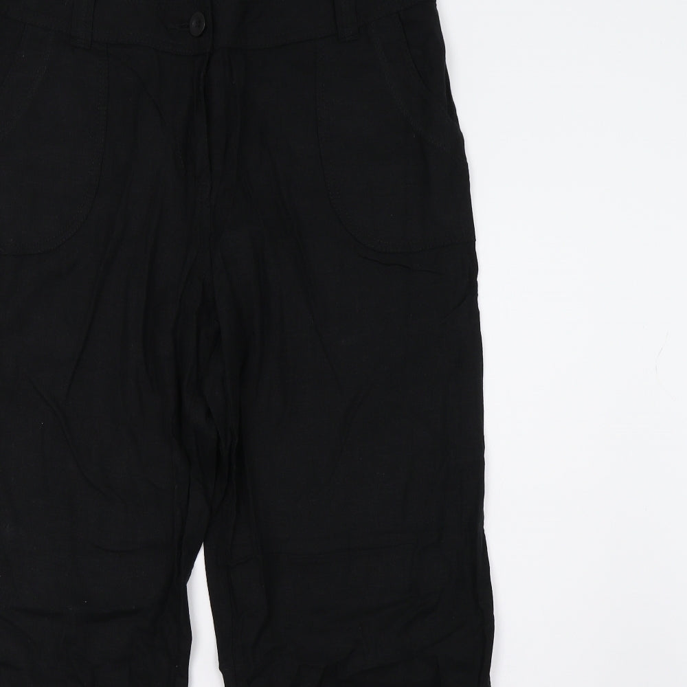 Marks and Spencer Womens Black   Trousers  Size 16 L30 in