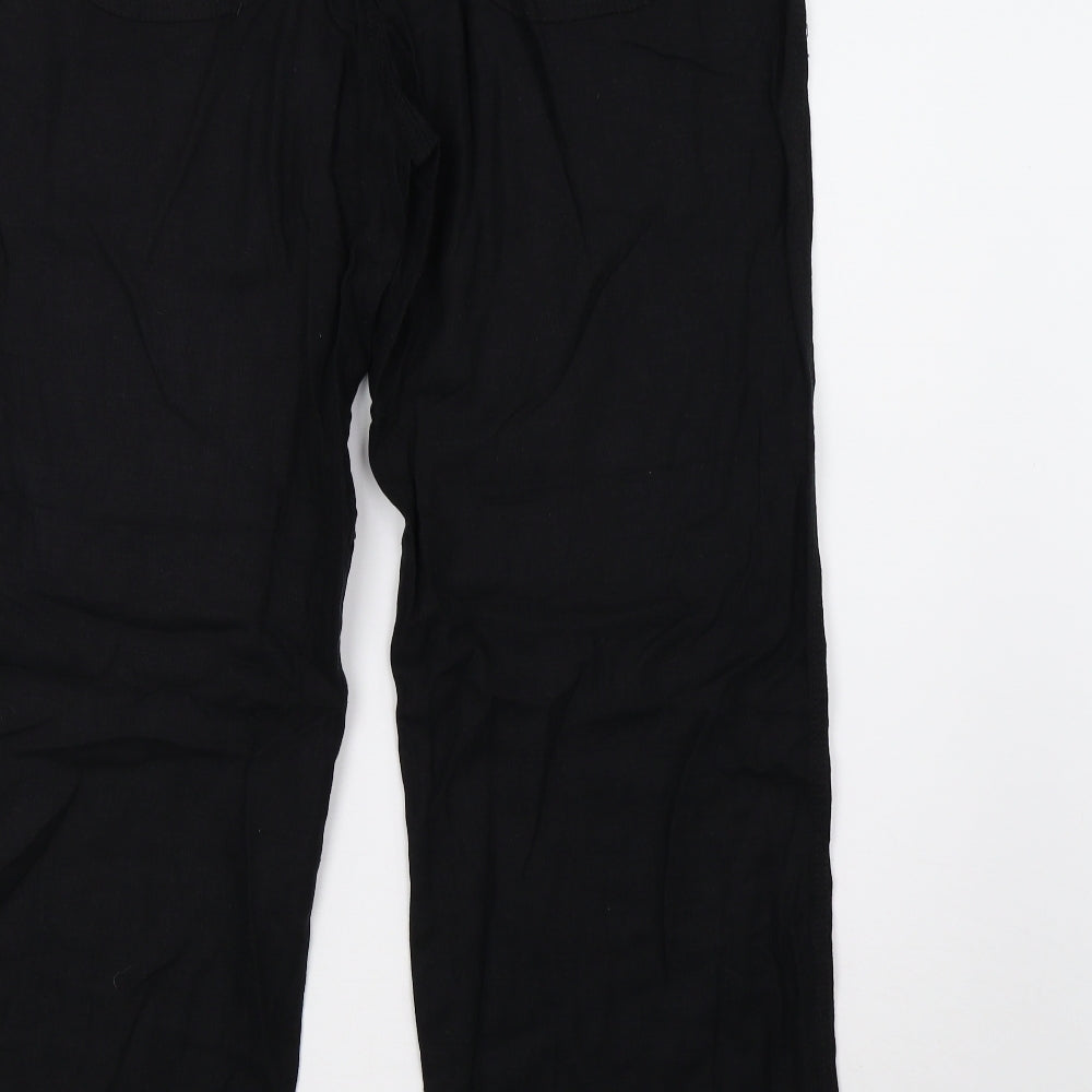 Marks and Spencer Womens Black   Trousers  Size 16 L30 in