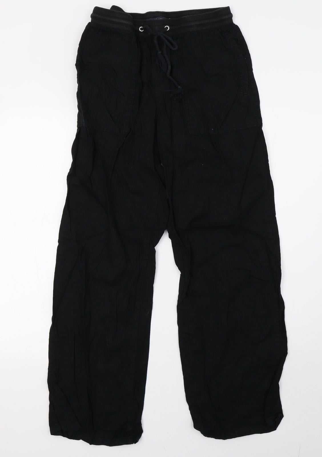 Marks and Spencer Womens Black   Trousers  Size 10 L30 in
