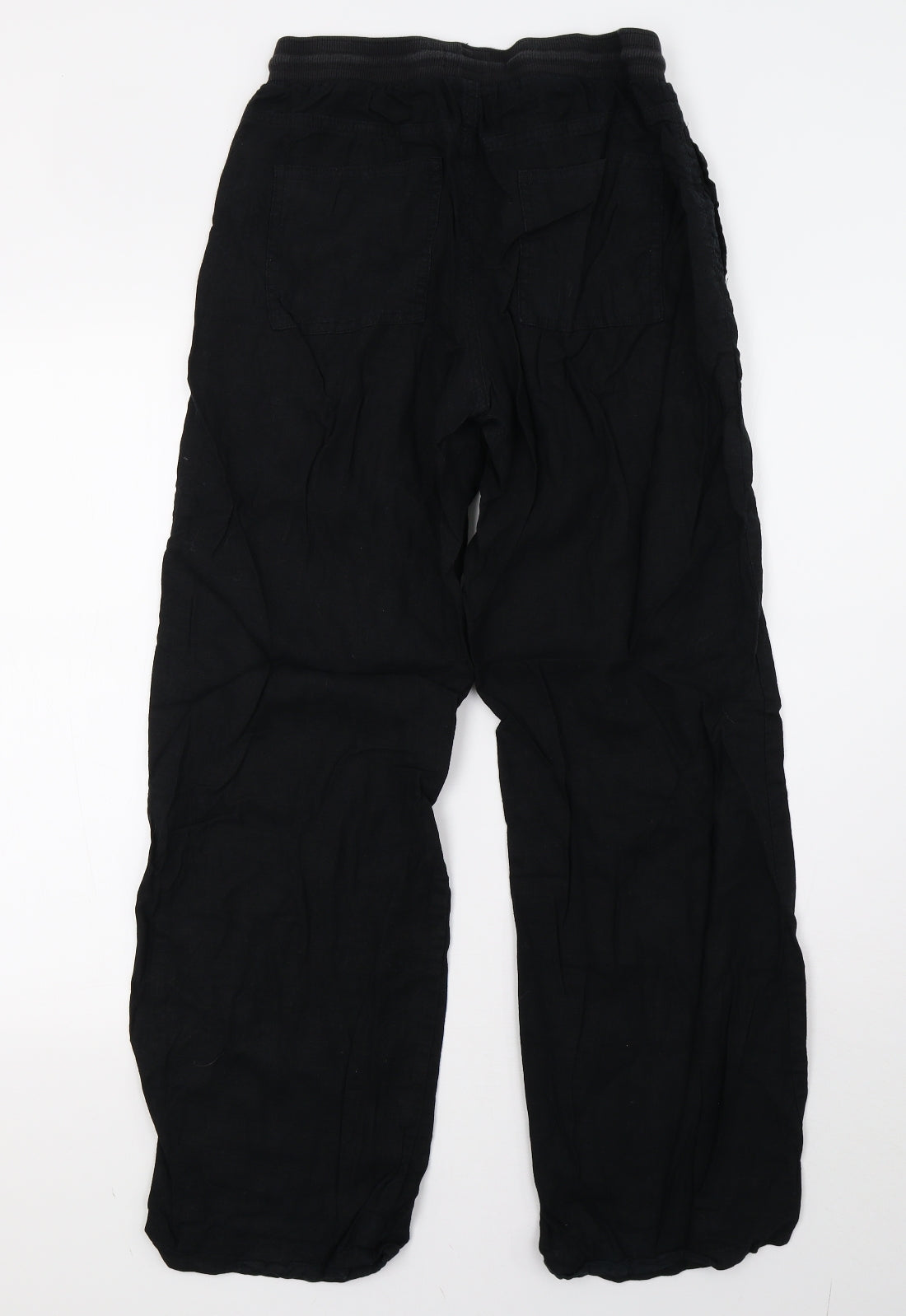 Marks and Spencer Womens Black   Trousers  Size 10 L30 in