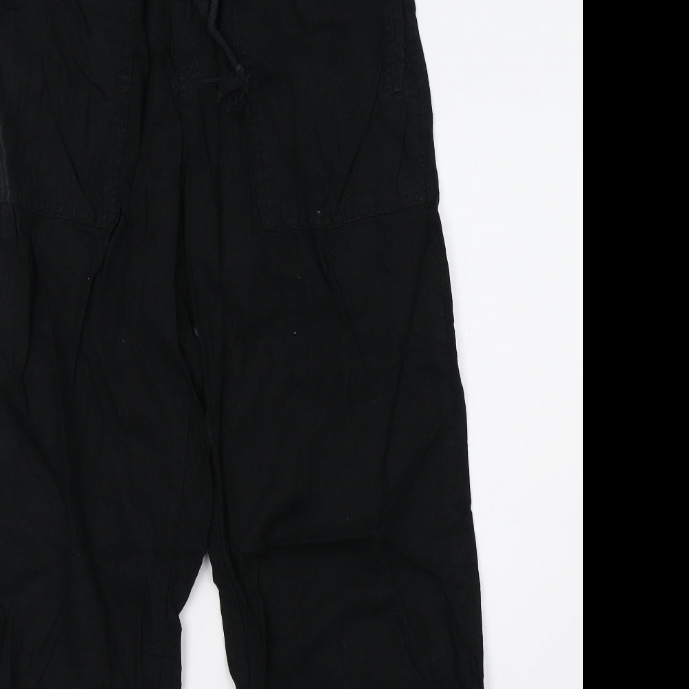 Marks and Spencer Womens Black   Trousers  Size 10 L30 in