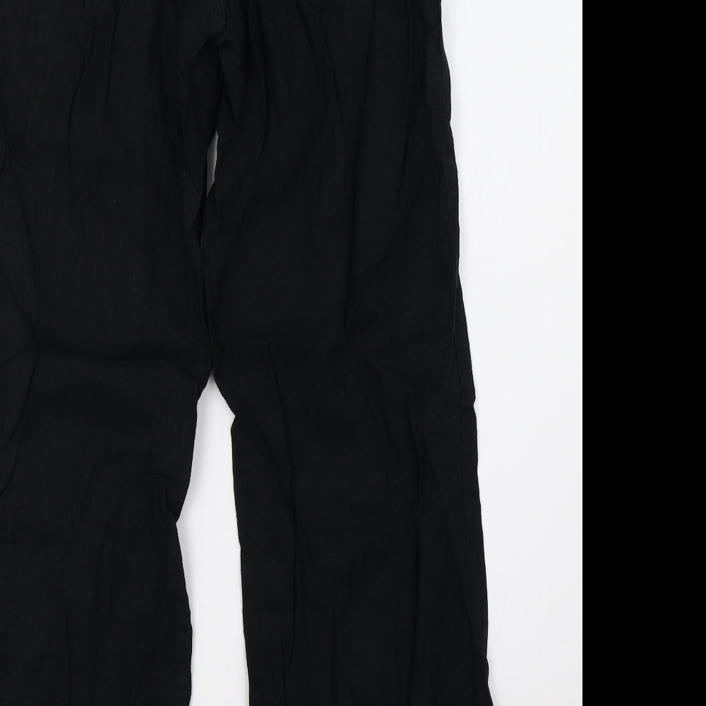 Marks and Spencer Womens Black   Trousers  Size 10 L30 in
