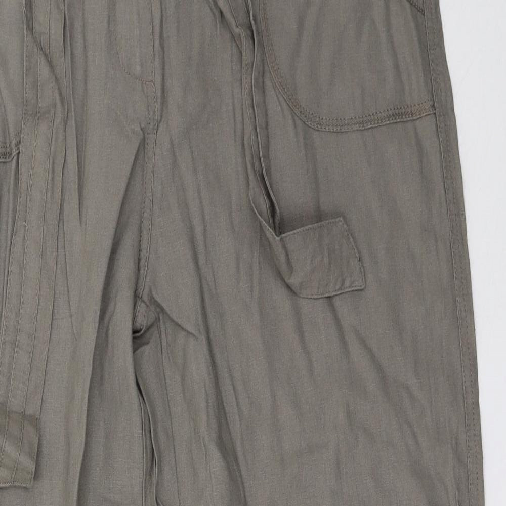 Marks and Spencer Womens Green   Trousers  Size 18 L32 in
