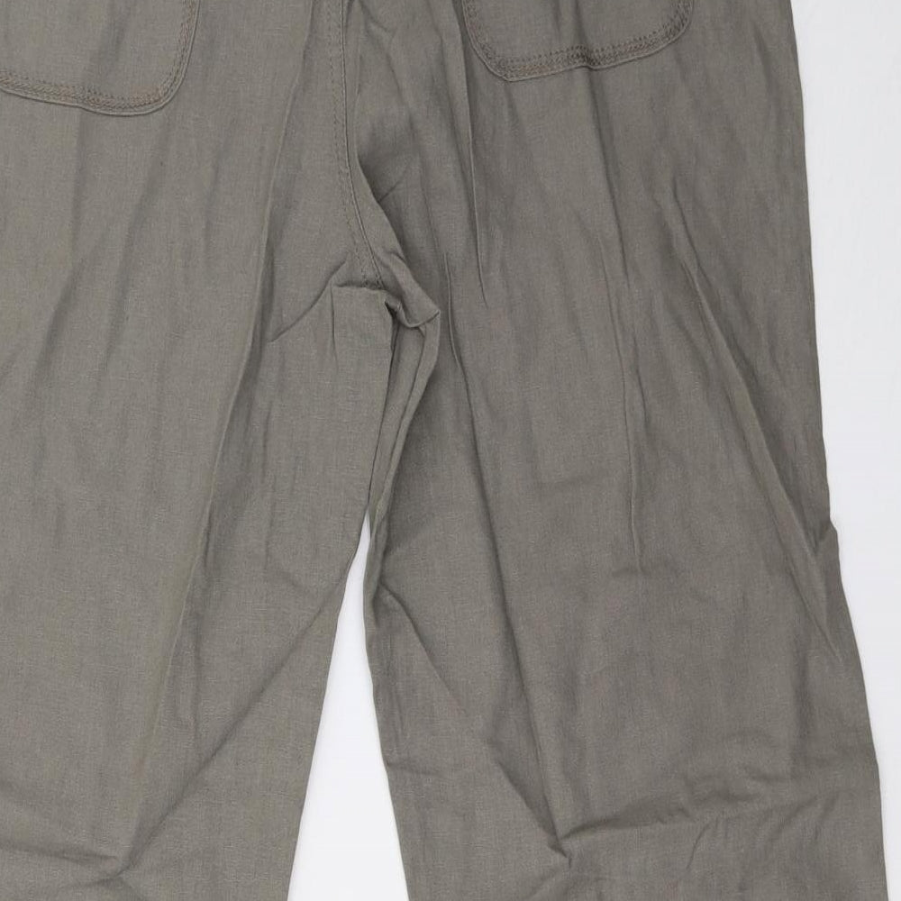 Marks and Spencer Womens Green   Trousers  Size 18 L32 in