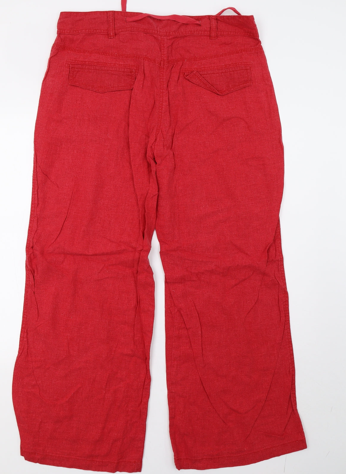 NEXT Womens Red   Trousers  Size 16 L32 in