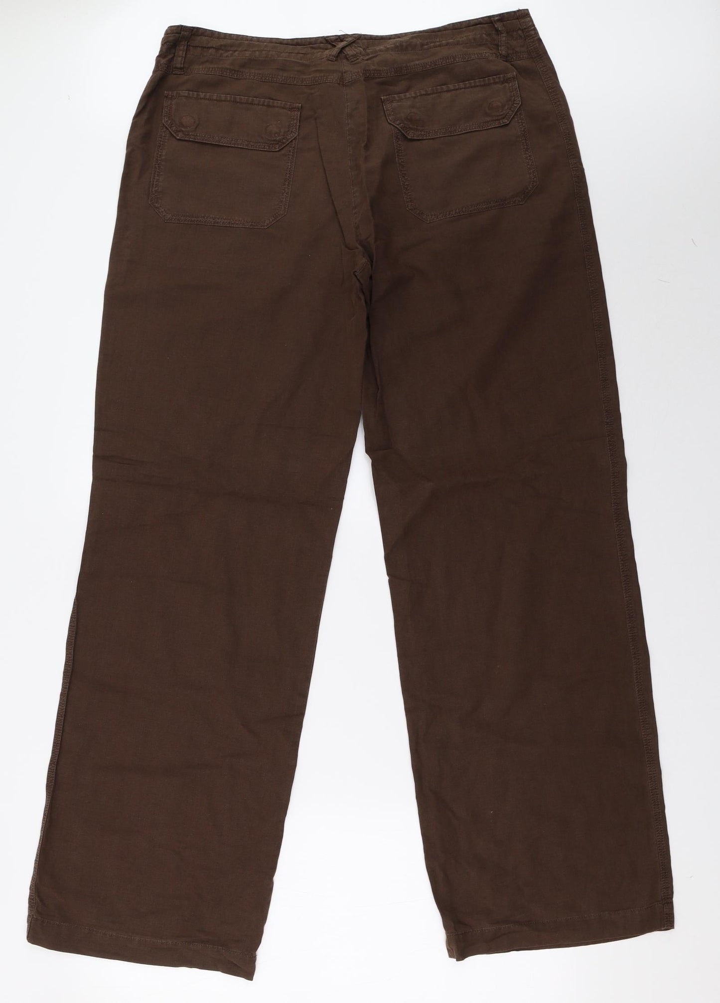 South Womens Brown   Trousers  Size 16 L34 in