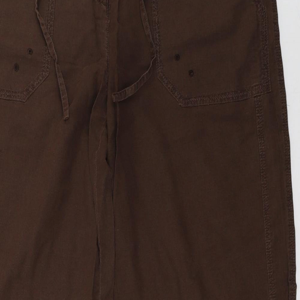 South Womens Brown   Trousers  Size 16 L34 in