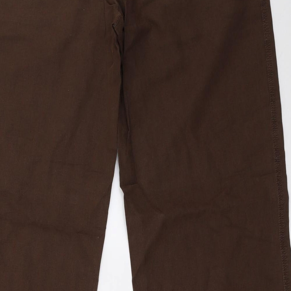 South Womens Brown   Trousers  Size 16 L34 in