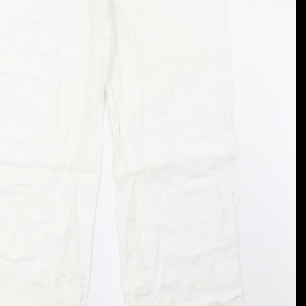 Priamrk Womens White   Trousers  Size 12 L31 in