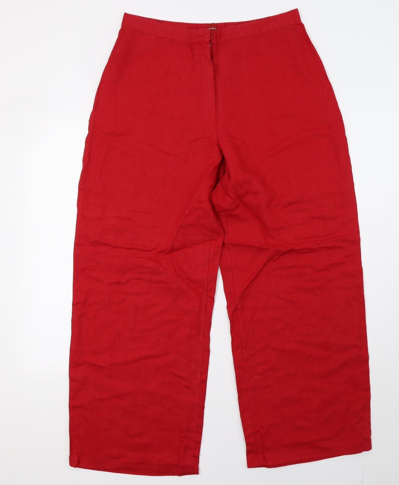 Olsen Womens Red   Trousers  Size 16 L29 in