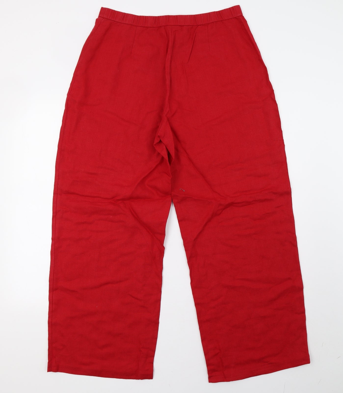 Olsen Womens Red   Trousers  Size 16 L29 in