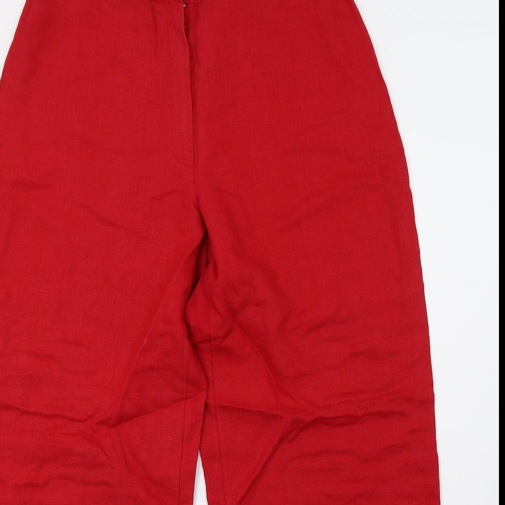 Olsen Womens Red   Trousers  Size 16 L29 in