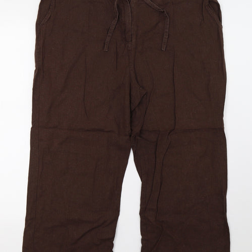 style collection Womens Brown   Trousers  Size 16 L26 in
