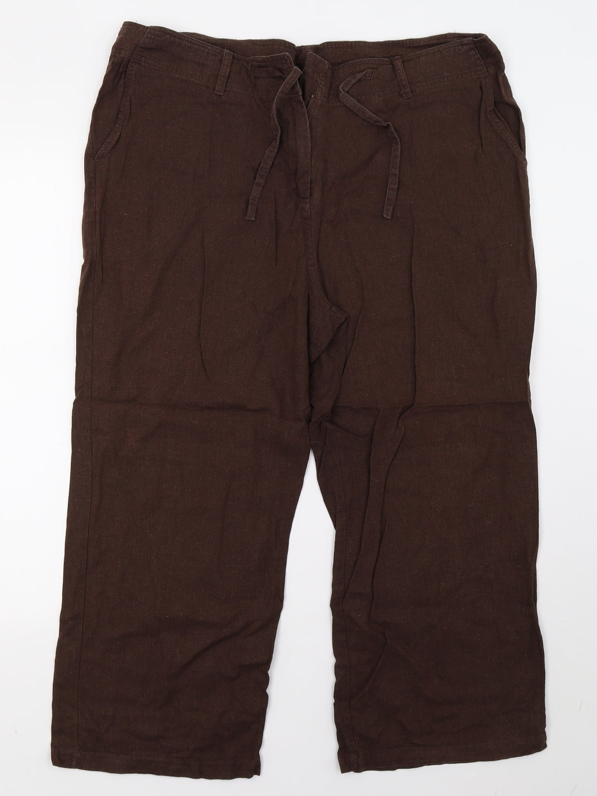 style collection Womens Brown   Trousers  Size 16 L26 in