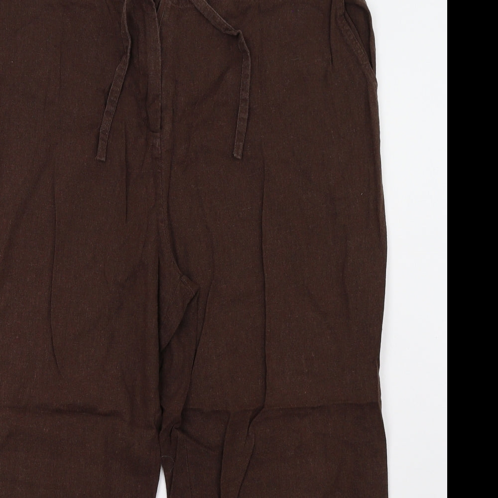 style collection Womens Brown   Trousers  Size 16 L26 in