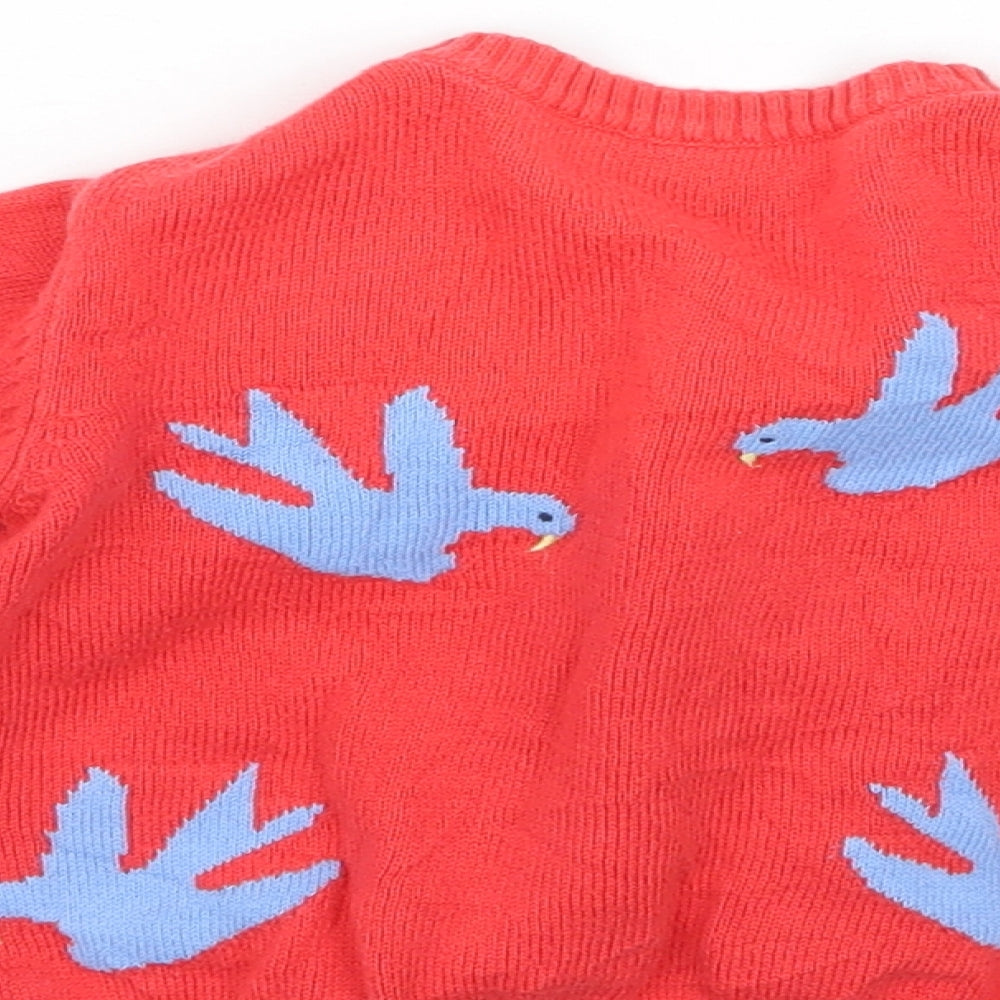 Marks and Spencer  Red   Cardigan Jumper Size 12-18 Months