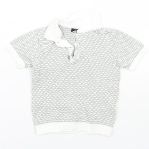 NEXT Boys Grey   Basic Polo Size 6-9 Months