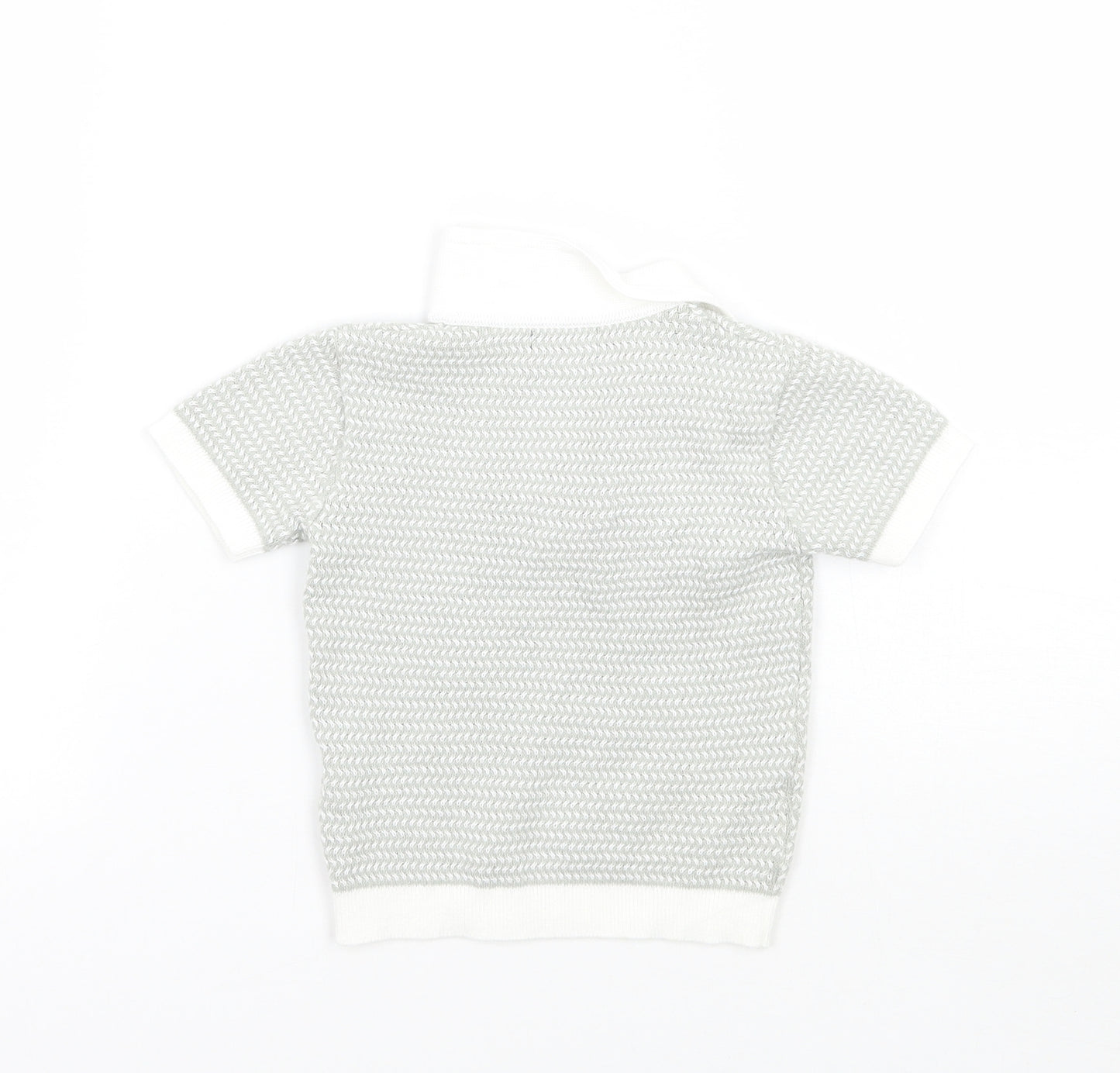 NEXT Boys Grey   Basic Polo Size 6-9 Months