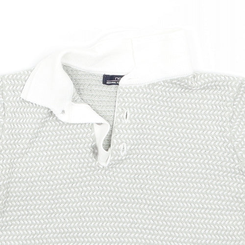 NEXT Boys Grey   Basic Polo Size 6-9 Months