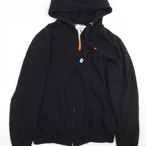 Independent Leaders Mens Black  Rayon Jacket Coat Size M
