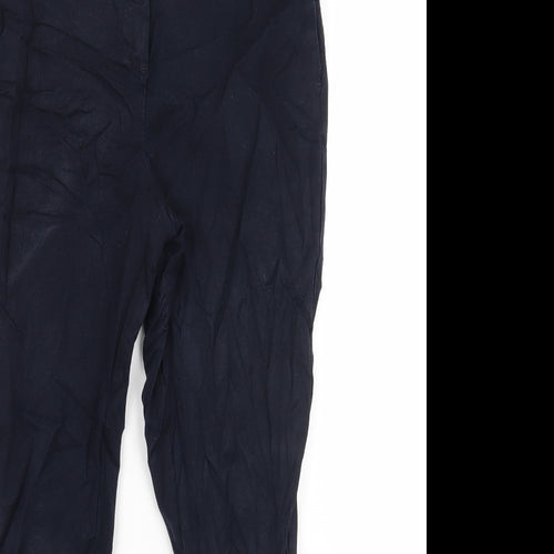 NEXT Womens Blue   Trousers  Size 10 L23 in