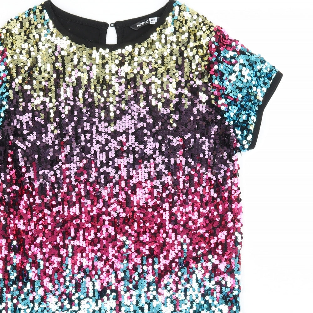 Pep&co Girls Black   A-Line  Size 11-12 Years