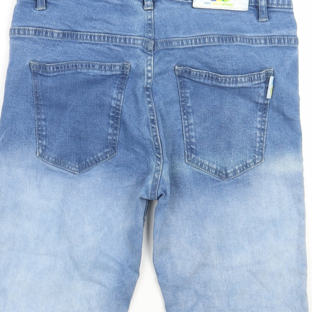 420 apparel  Boys Blue   Cropped Jeans Size S