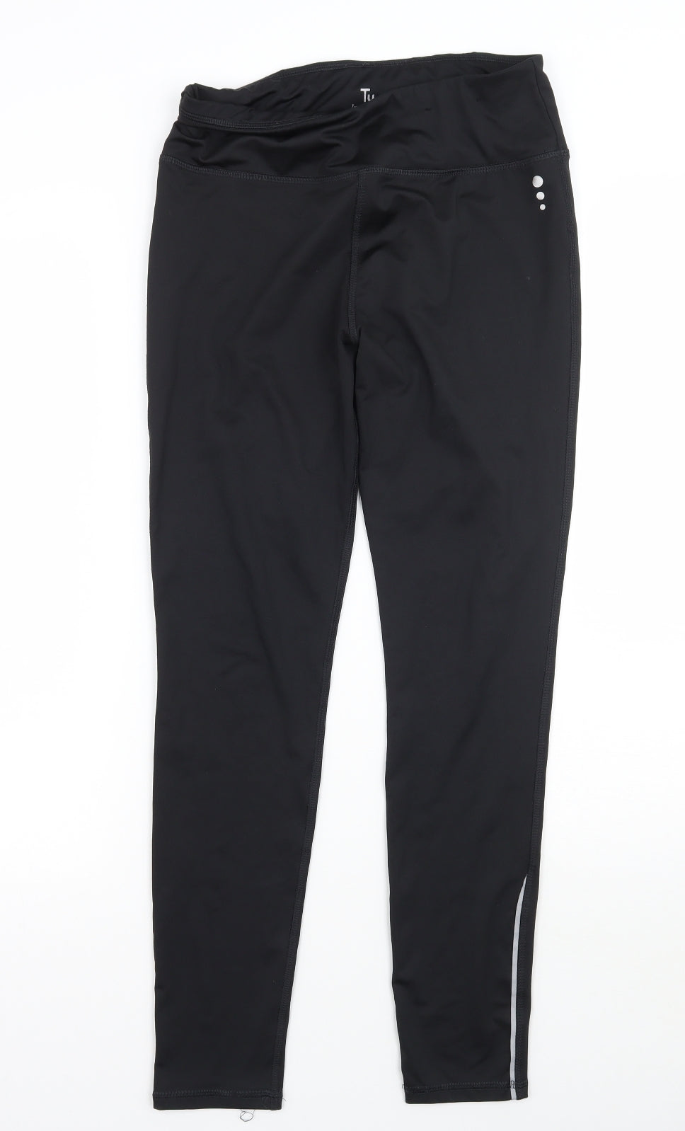 TU Womens Black   Capri Leggings Size 10 L26 in